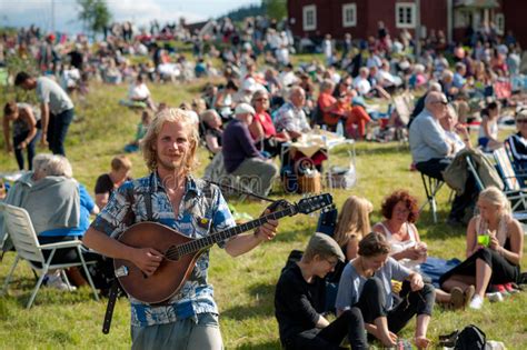 Swedish Folk Music Festival Editorial Stock Photo Image Of Outdoors