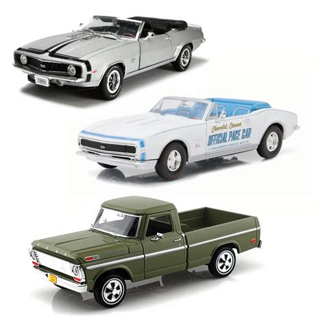 Best Of 1960s Muscle Cars Diecast Set 72 Set Of Three 124 Scale Diecast Model Cars