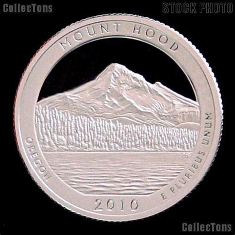 2010 S Oregon Mount Hood National Park Quarter Gem Silver Proof America