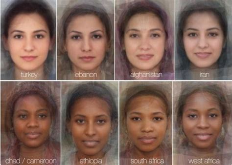 The Average Woman Revealed Study Blends Thousands Of Faces To Find What World S Women Look Like