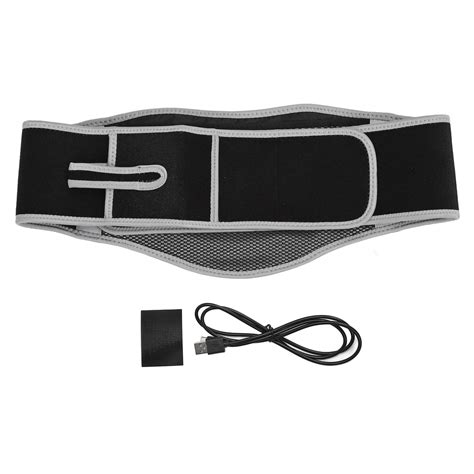 Zaqw Heated Waist Belt Temperature Adjustable Soft Pain Relief