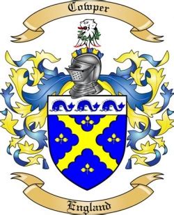 Cowper Family Crest from England by The Tree Maker