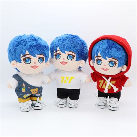Blue Hair Stuffed Standing Naked Sexy Plush Soft Doll With Suit China