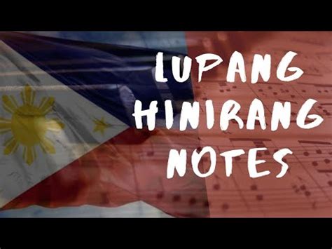 How To Play Lupang Hinirang Notes Lyrics And Solfeggio Youtube