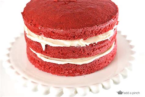 These delicious treats will be the highlight of your next party or celebration! Red Velvet Cake Recipe - Add a Pinch