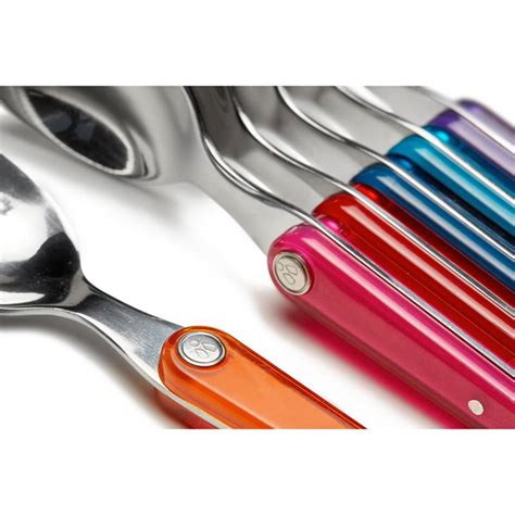Ici, vous pouvez voir en détail chaque couleur dont nous disposons. Couverts de table de couleur - Cuillère à café Laguiole