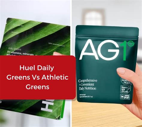 Huel Daily Greens Vs Athletic Greens 2023 Gaining Tactics