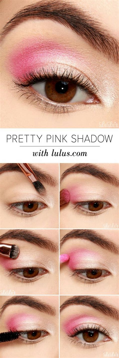 Pin By Caitlin Barbe On Hairstyles Eye Makeup Steps Pink Eye Makeup