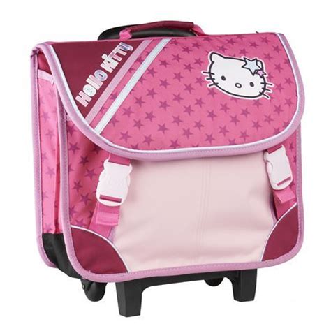 Les cartables à roulettes ont aujourd'hui la côte. HELLO KITTY Cartable Hello Kitty, Cartables à roulettes ...