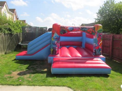 Red Trolls Bounce And Slide Bouncy Castle Hire In Spalding Peterborough
