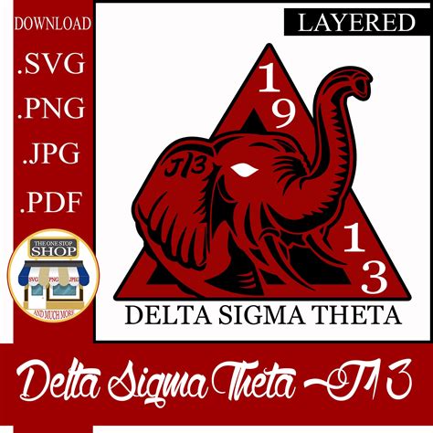Delta Sigma Theta Sorority Incorporated Founders Day J13 Easy Etsy