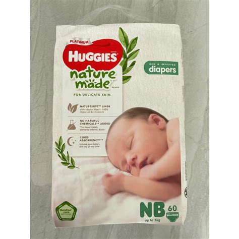 Huggies Nature Made Diapers New Born Case