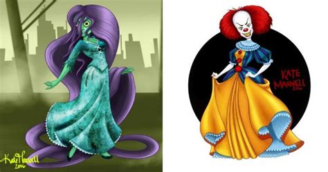 9 Horror Movie Villains Re Imagined As Disney Princesses