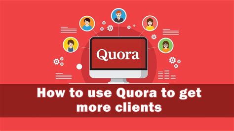 how to use quora for marketing and landing clients youtube
