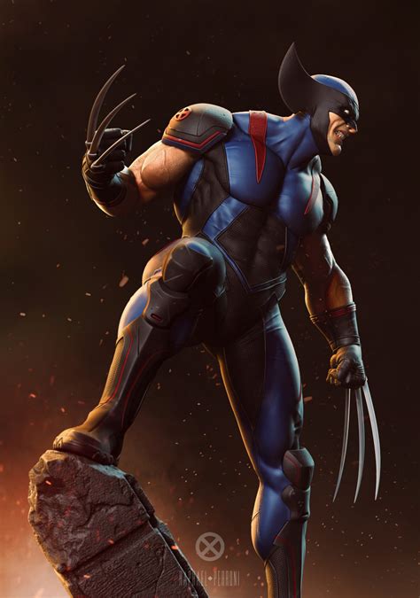 Artstation Wolverine Aoa Raphael Perroni Wolverine Marvel Art