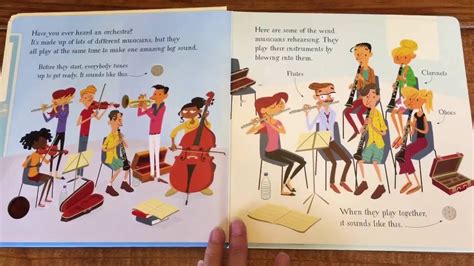 Usborne Musical Books First Book About The Orchestra Youtube