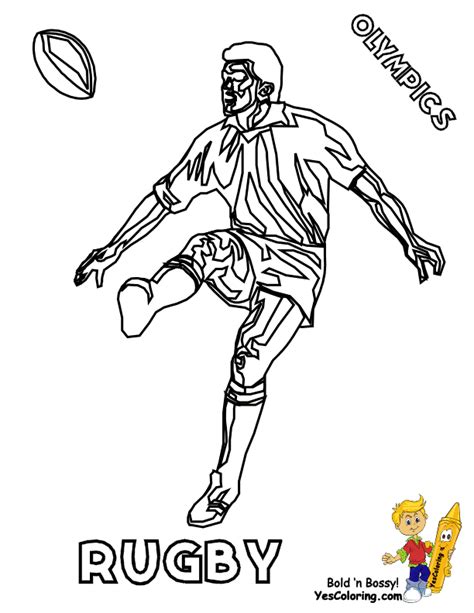 Rugby League Coloring Pages