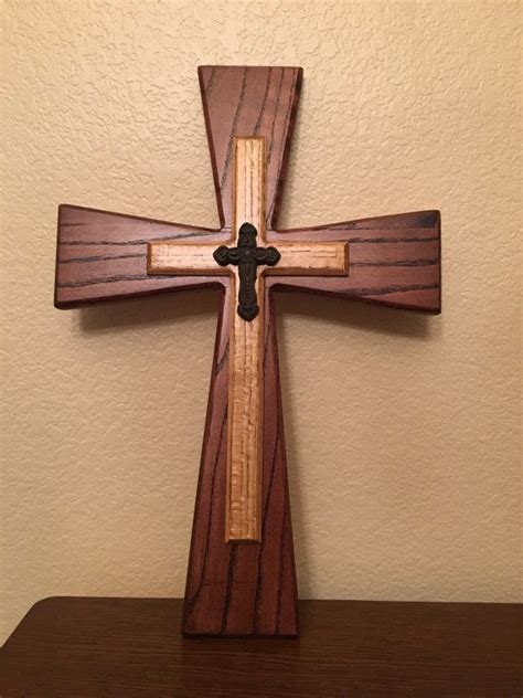 Three Layer Wooden Cross By Bnknhandmade On Etsy Wooden Crosses