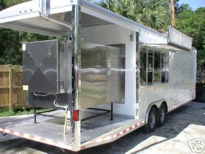 Many bbq food trucks use this setup. BBQ Blog: BBQ Concession Trailer For Sale
