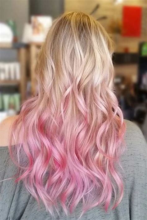 Розовый цвет волос как и в какой оттенок покрасить волосы и кончики фото