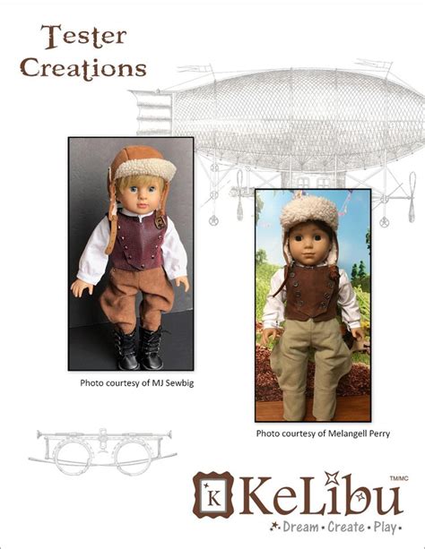 Steampunk Jodhpurs Designed To Fit 18 Inch Dolls Journey Girls Suit