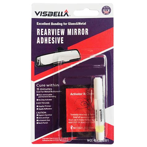professional permanently car auto windshield rearview mirror adhesive glue 666232160181 ebay