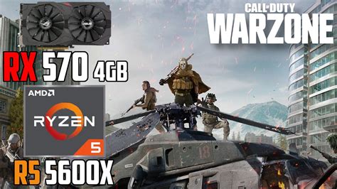 Call Of Duty Warzone Rx 570 4gb Ryzen 5 5600x 1440p 1080p