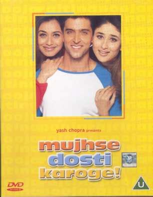 Will you be my friend?) is an indian bollywood movie released on 9 august 2002 directed by kunal kohli and produced by aditya chopra and yash chopra. Mujhse Dosti Karoge Review 1/5 | Mujhse Dosti Karoge Movie ...