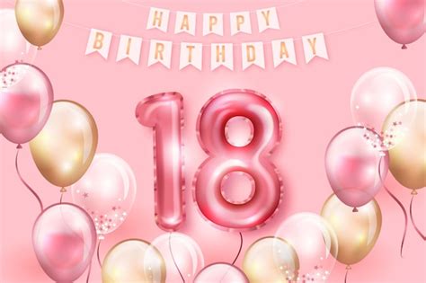 Happy 18th Birthday Images Free Vectors Stock Photos And Psd