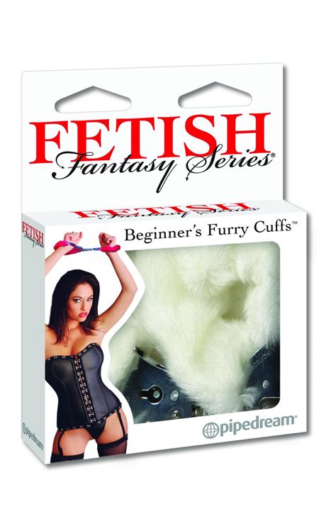 Fetish Fantasy Series Beginners Furry Cuffs White