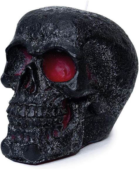 Black Skull Candle Perfect For Halloween