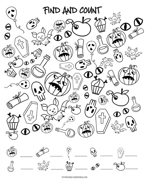Free Halloween Activity Sheets For Kids