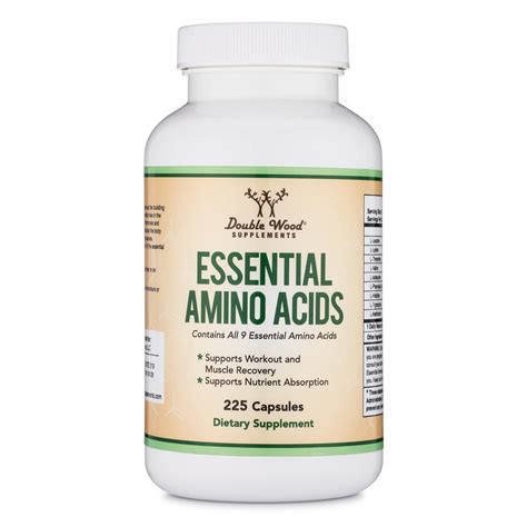 essential amino acids 1 gram per serving powder blend of all 9 essential aminos eaa and all
