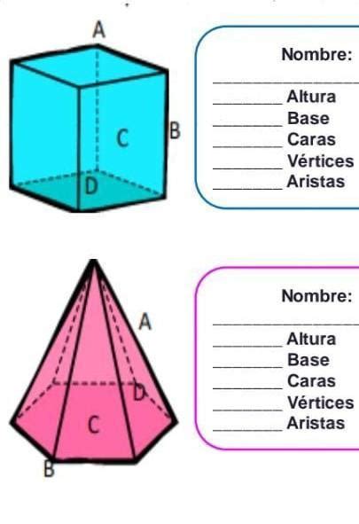 Cuántos Vértices Tiene Una Pirámide Hexagonal El Blog De Fatima