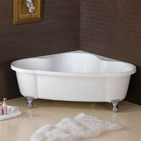 These days more and more primary bathrooms are separating the tub and shower so that now you have the result is that there are many different types of tubs you can choose from for your bathroom. LARGE CORNER CLAWFOOT BATHTUB bath tub tubs free standing