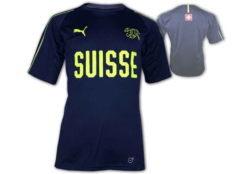 Wichtig für uns und unsere kunden: Puma Schweiz Training Shirt dunkelblau Suisse Fußball ...