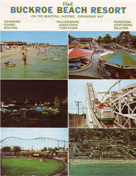 Defunct Amusement Parks Buckroe Beach Hampton Virginia 1897 1985
