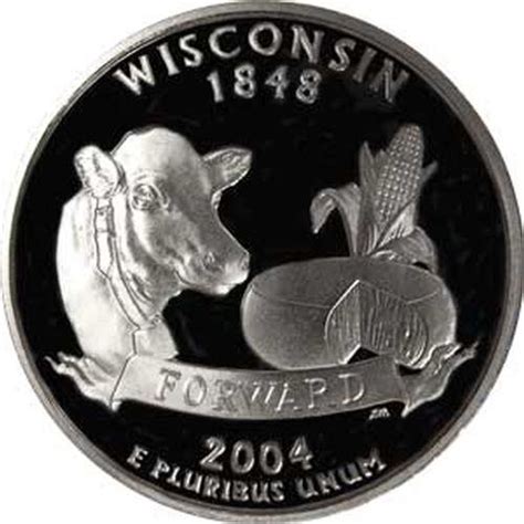 2004 Wisconsin S Gem Proof State Quarter Us Coin At Amazons