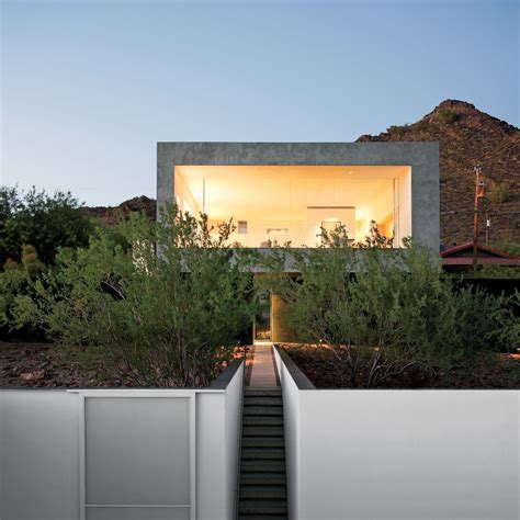 At The Base Of Echo Mountain In Phoenix A Geometric Home By Wendell