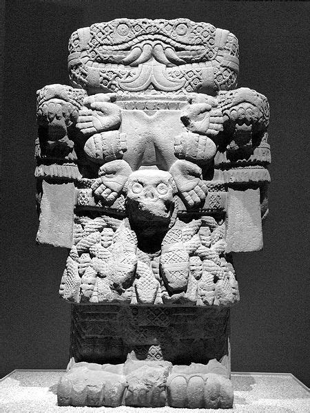 Coatlicue Mayan Art Aztec Art Maya Art