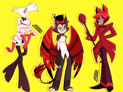 Call me lailosh :P — Drawing the hazbin characters starting with the...