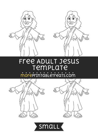 Free Adult Jesus Template Small Jesus Crafts Bible Story Crafts