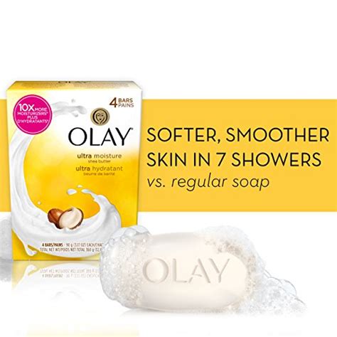 With continued use, you'll have a moisturized feeling that outlasts your day. Olay Ultra Moisture Beauty Bar Soap with Shea Butter - 3 ...