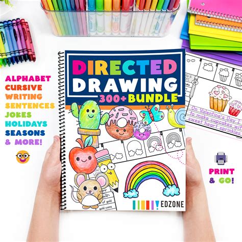 directed drawing bundle the crafty classroom