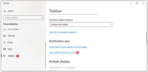 How To Display Or Hide Icons In Taskbar Or System Tray In Windows 10 Images