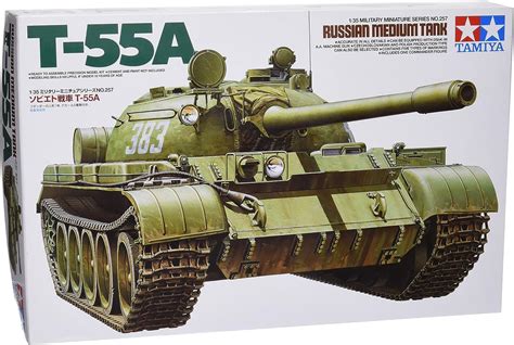 Tamiya 35257 135 Soviet Tank T 55a Plastic Model Kit India Ubuy