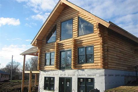 Remember, a yard or so of your house will be underground. Big Stone Lake, South Dakota - K&A Log Furniture ...