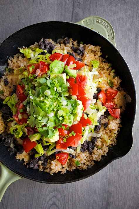 You don't need to deep fry to make terrific fish tacos. Meatless Okinawa Taco Rice - Scratch Eats