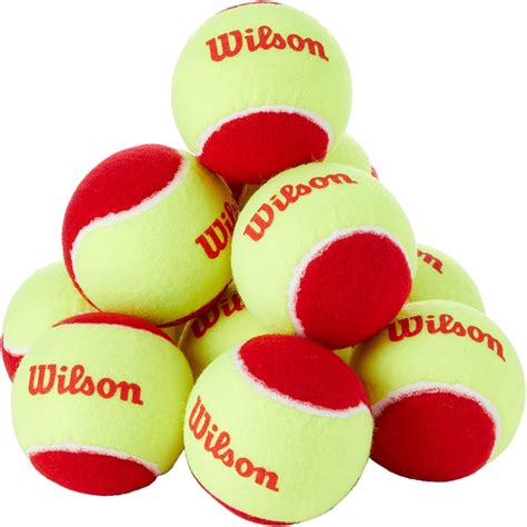 wilson balles de tennis starter play green boîte de 4 jaune pour les enfants et adolescents
