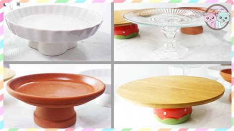 … quick and easy project is the diy cake stand from mom's messy miracles. DIY CAKE STAND, DIY CUPCAKE STAND, HOW TO MAKE CAKE STANDS ...